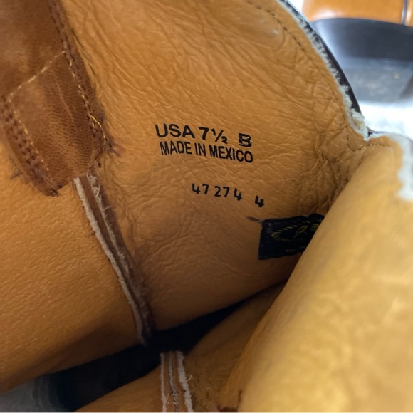 J.B.Dillon JBW2350 Western Cowboy Brown Boots Women's size 7.5B Country Girl - Picture 13 of 14